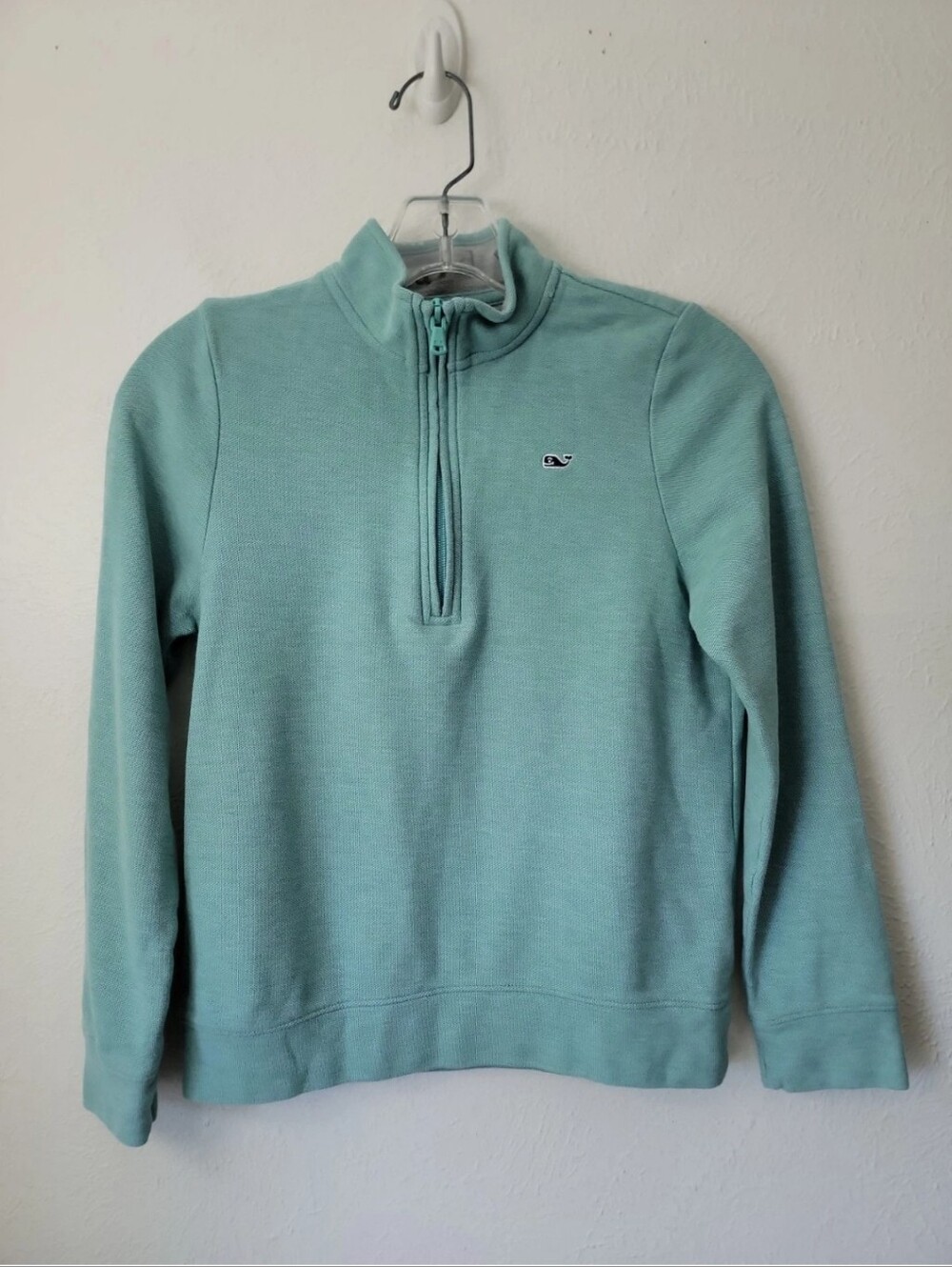 Vineyard Vines Mint Half-Zip Pullover Sweater Youth Small
